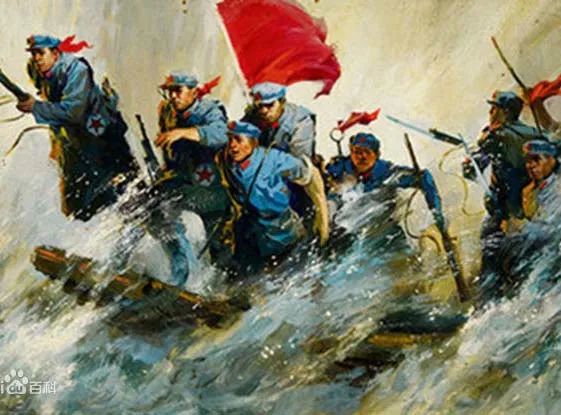 万里长征的漫漫征途，永远沿着红军的脚步——向前，向前